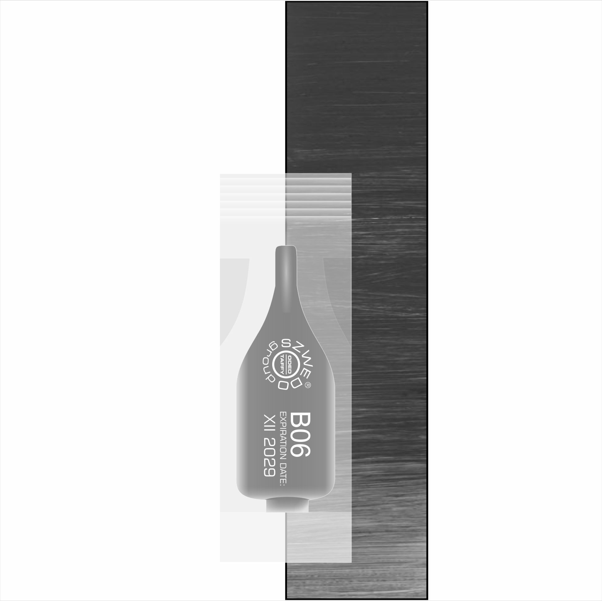 UBI B06 Warm black – Pigment do brwi o głębokiej, ocieplonej czerni