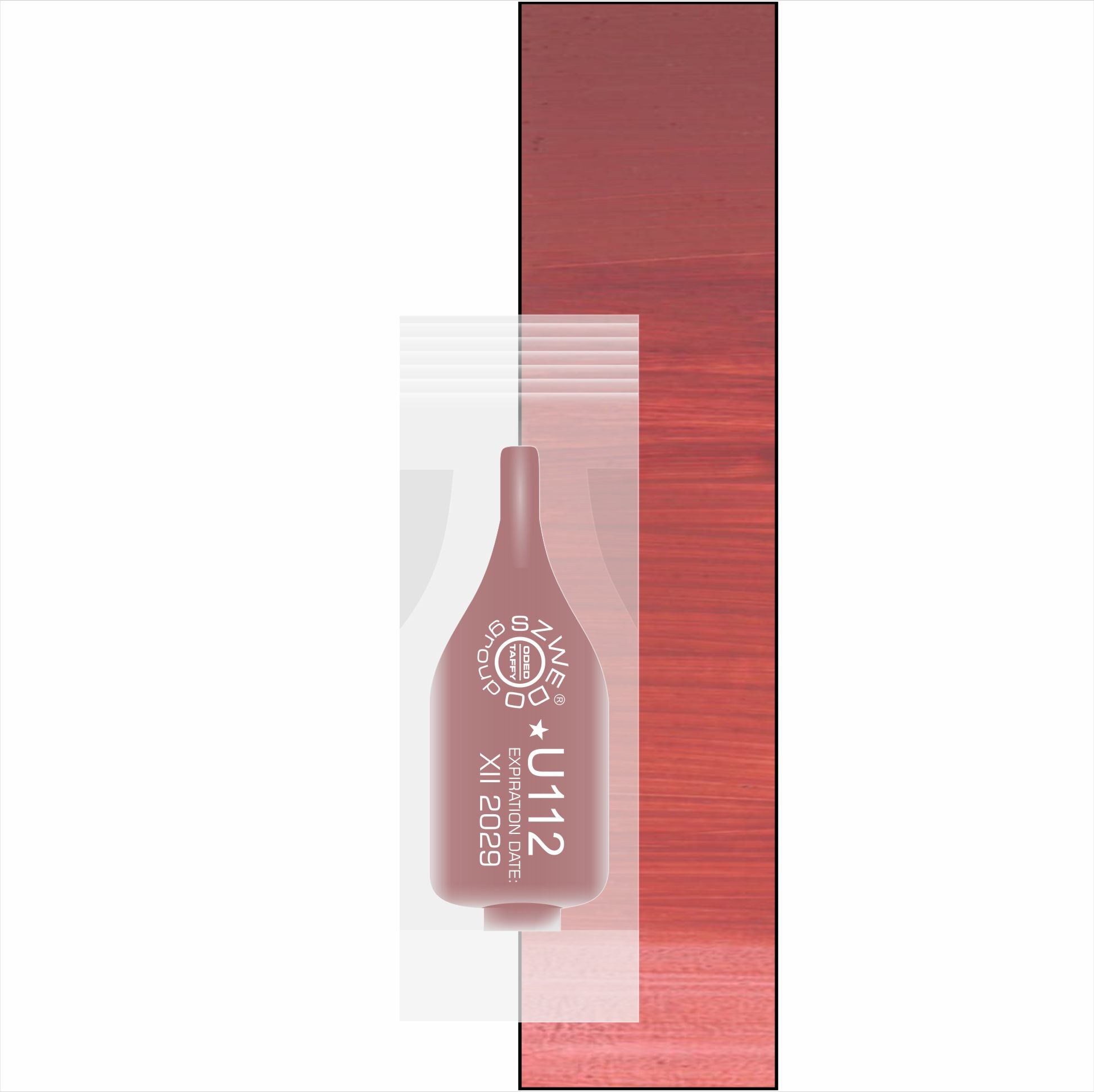 UBI U112 Flirt (INTENSE) – czerwona terakota o zmysłowym efekcie do makijażu permanentnego ust