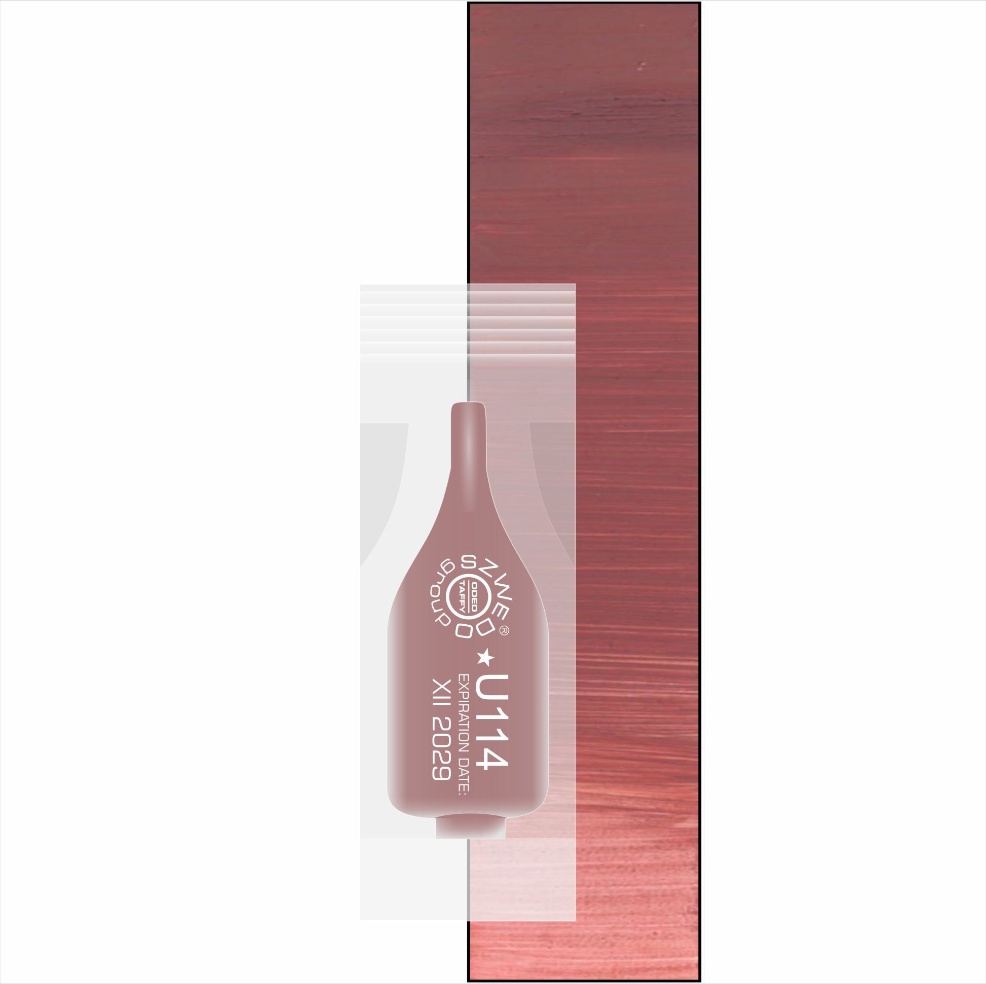 UBI U114 Passion (INTENSE) – intensywny czerwono-brązowy pigment do makijażu permanentnego ust