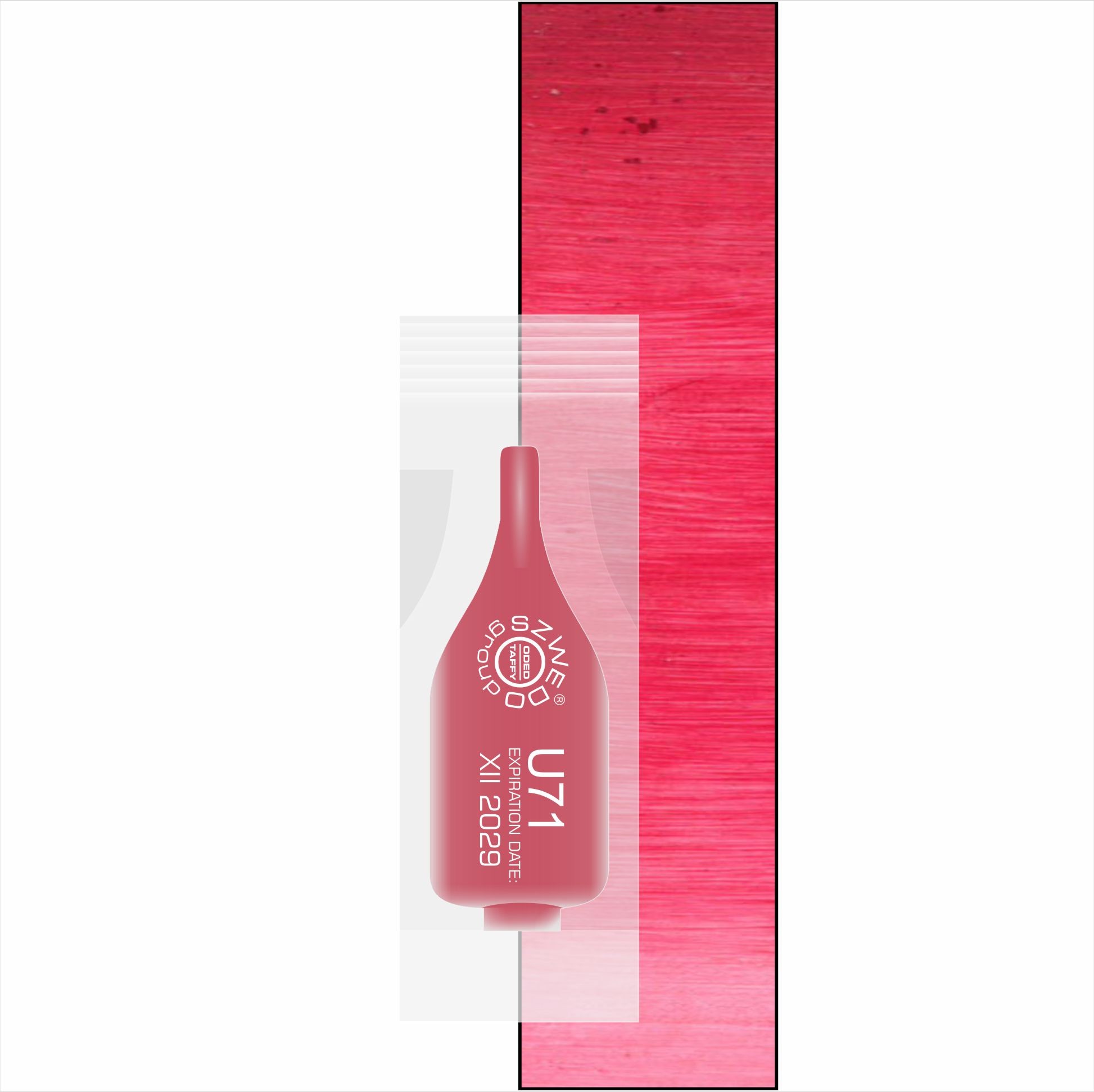 UBI U71 Maggi – jasny malinowy pigment do makijażu permanentnego ust