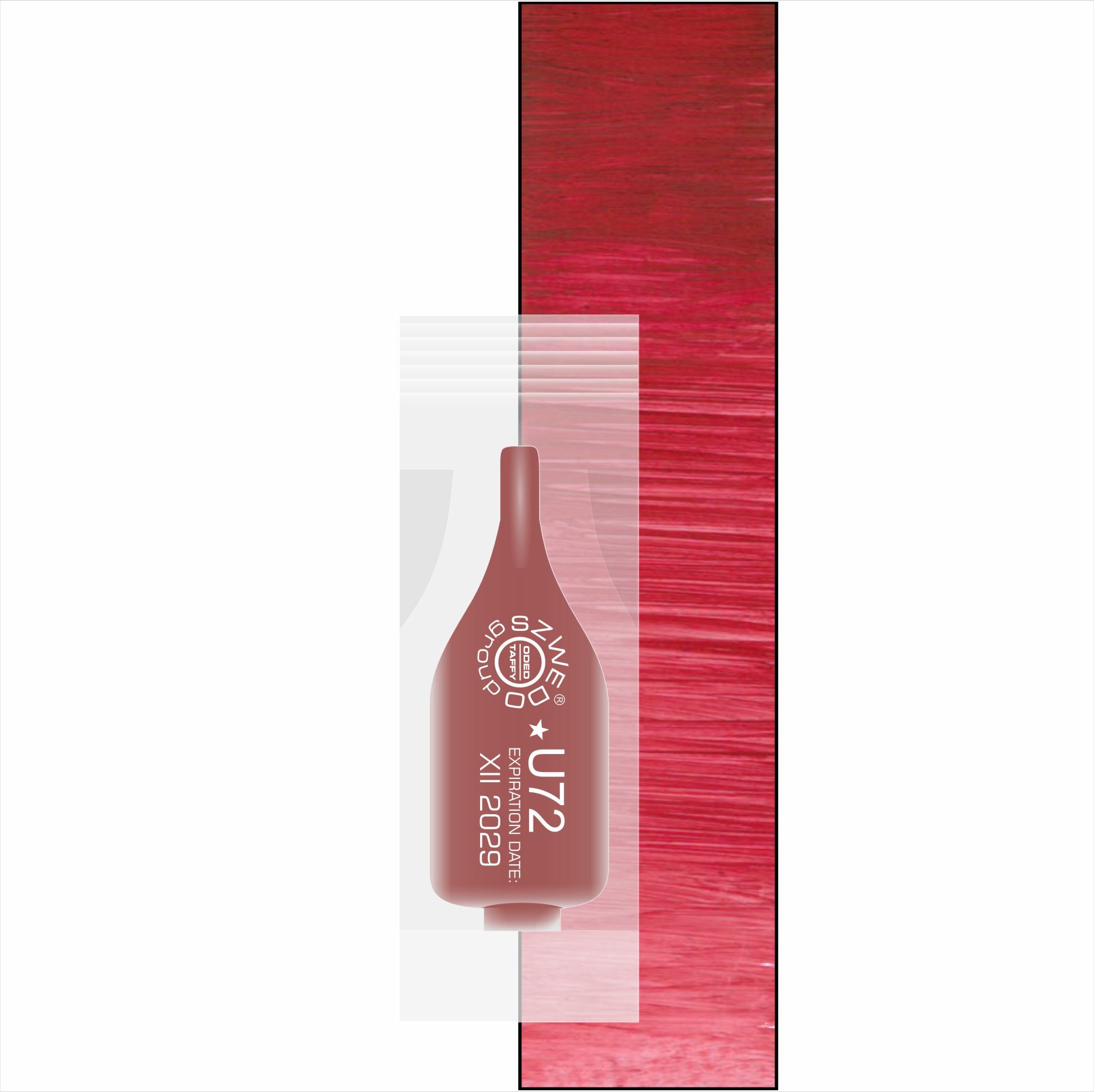 UBI U72 Saba (INTENSE) – rubinowy pigment o naturalnym efekcie do makijażu permanentnego ust