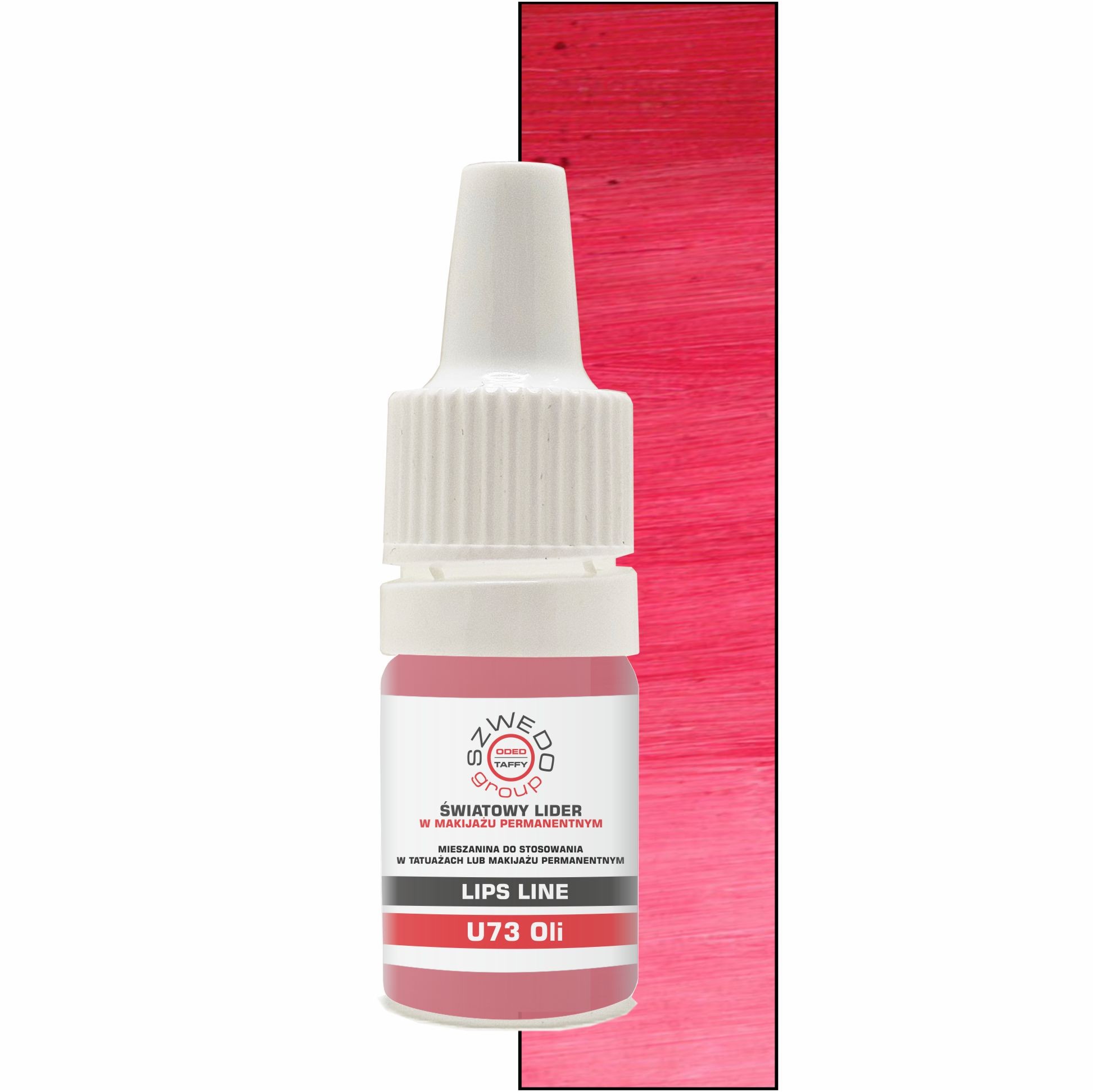 U73 Oli – żywy malinowy pigment do makijażu permanentnego ust