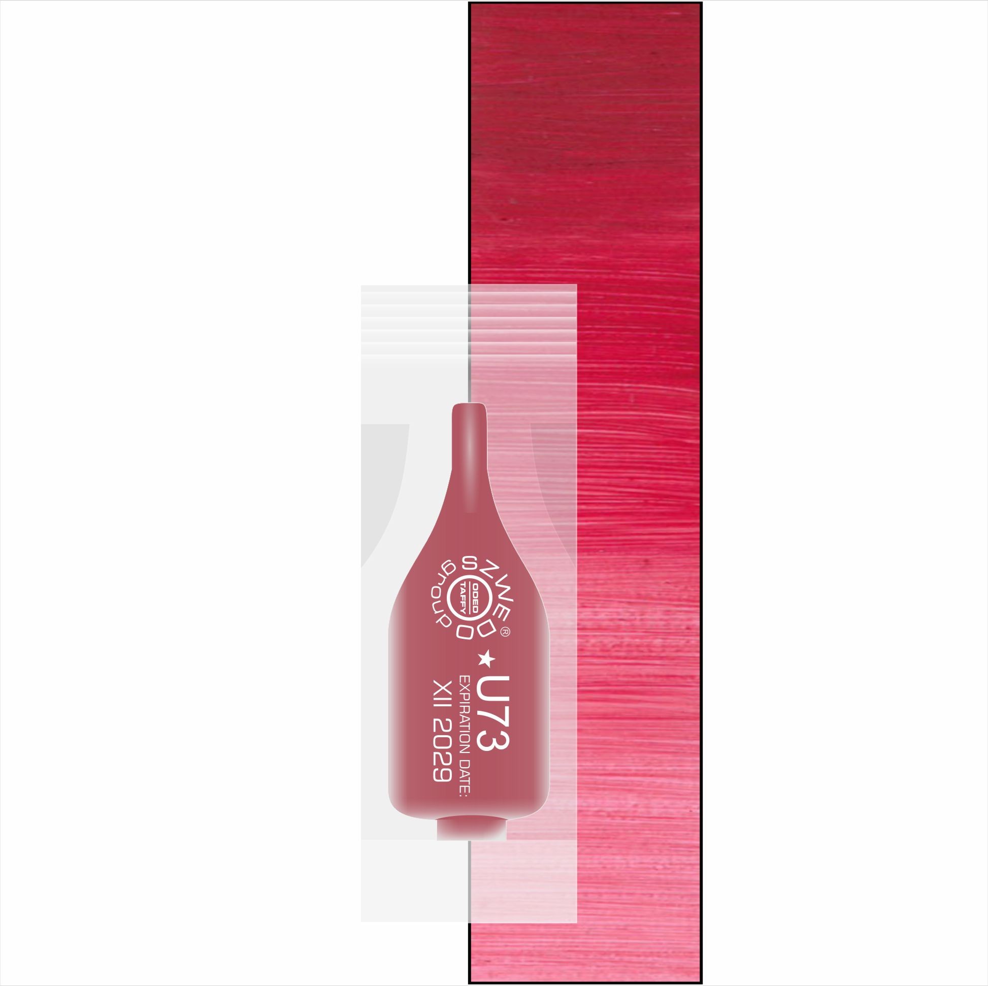 UBI U73 Oli (INTENSE) – intensywny czerwony pigment z różem do makijażu permanentnego ust