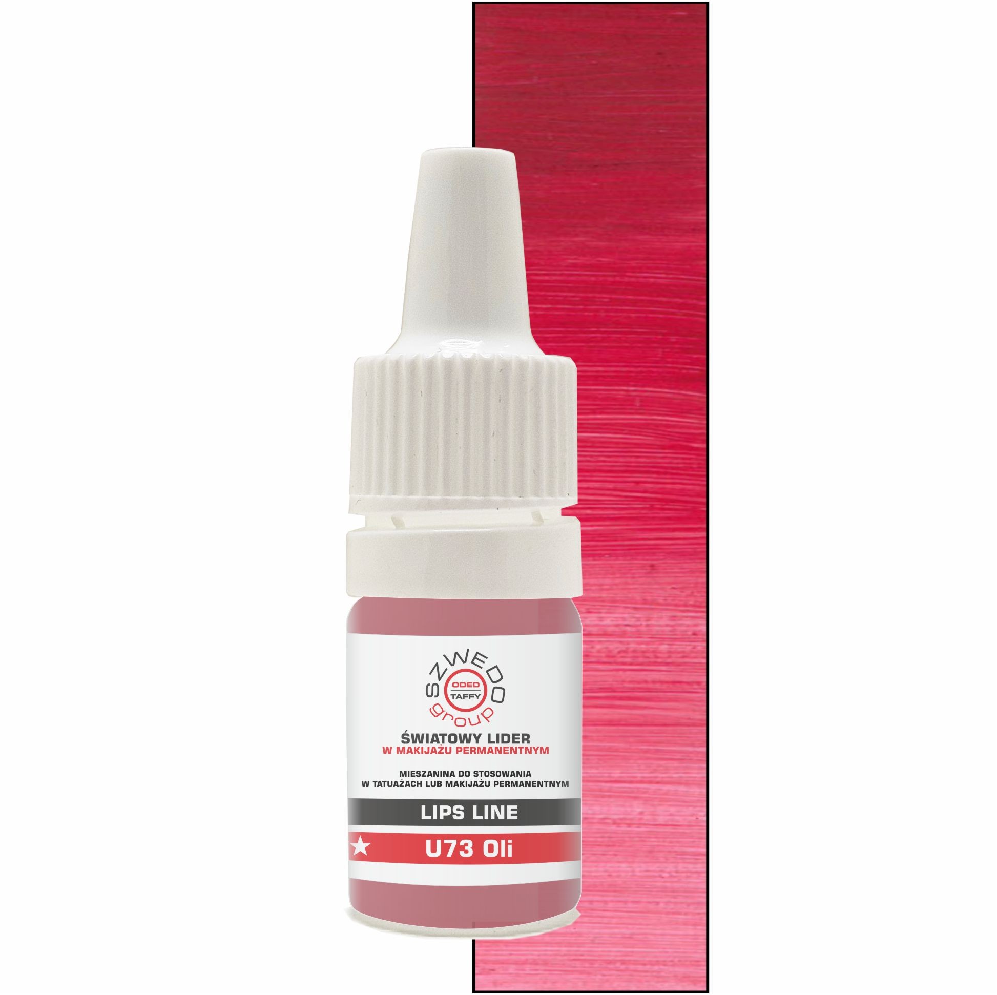 U73 Oli (INTENSE) – intensywny czerwony pigment z różem do makijażu permanentnego ust