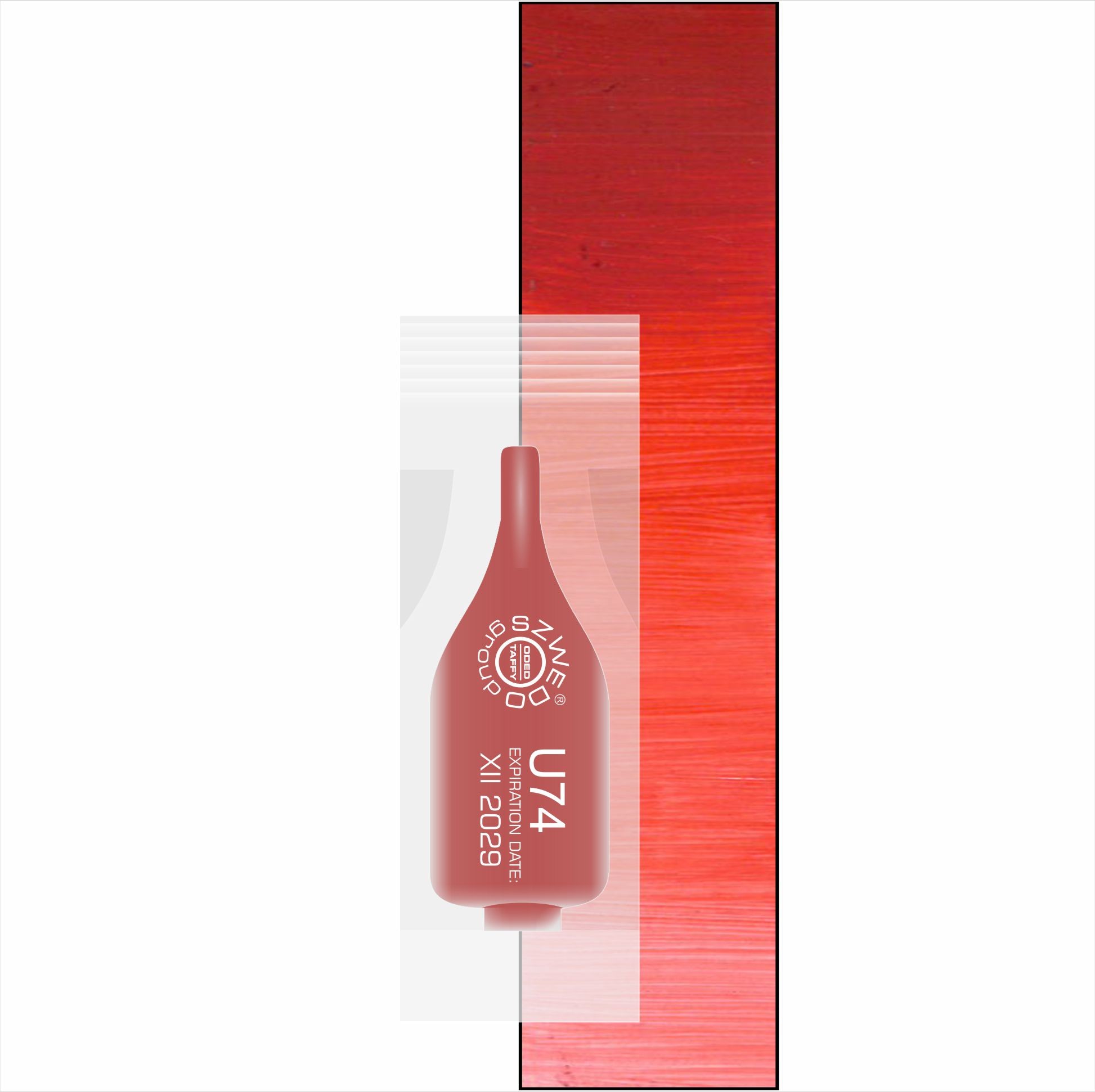 UBI U74 Tami – transparentny czerwony pigment do makijażu permanentnego ust