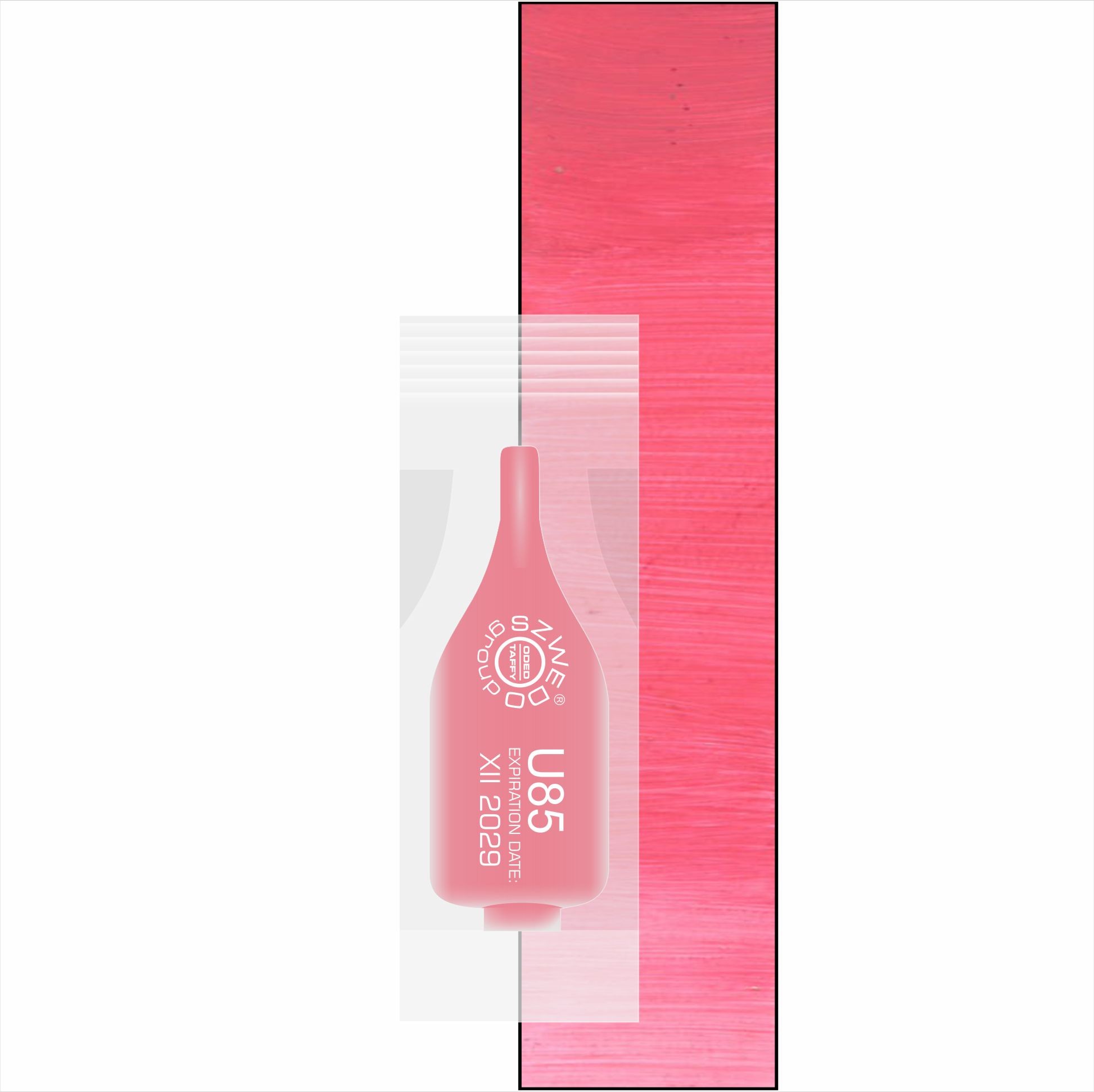 UBI U85 Rose – neutralny różowy pigment nude do makijażu permanentnego ust