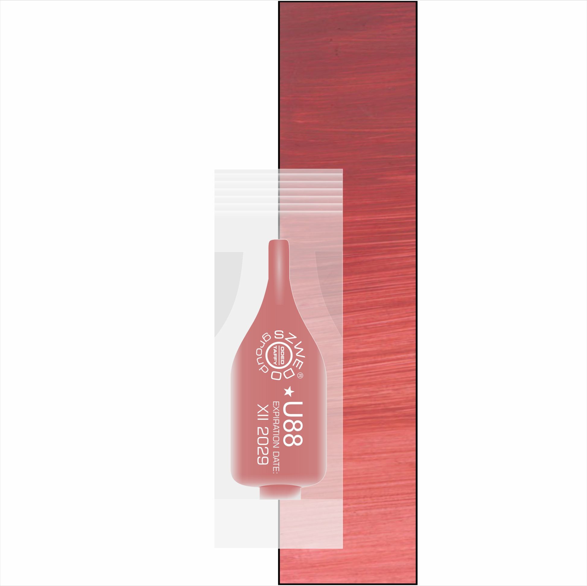 UBI U88 Narcissus – koralowy pigment do makijażu permanentnego ust