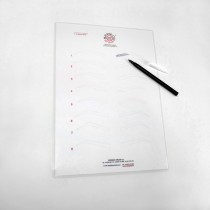Kontury brwi do ćwiczeń (A4, laminowane) z pisakiem