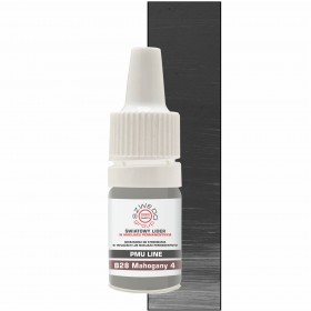 B28 Mahogany 4 - ciepły pigment do brwi