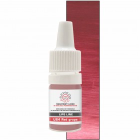U64 Red Grape – ciemny czerwono-brązowy pigment do makijażu permanentnego ust
