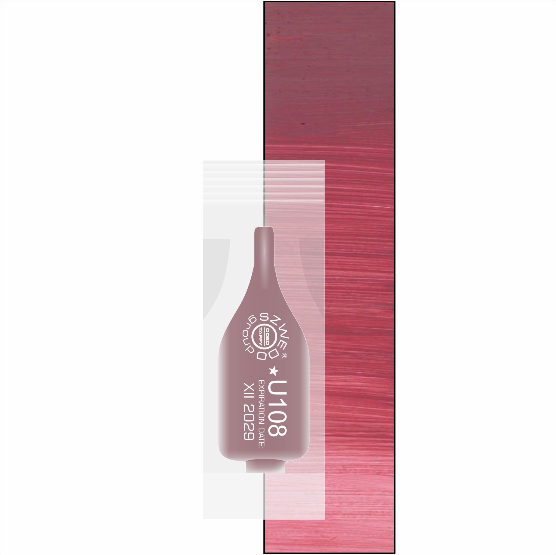 UBI U108 Pastel brown (INTENSE) – czerwono-brązowy pigment do makijażu permanentnego ust