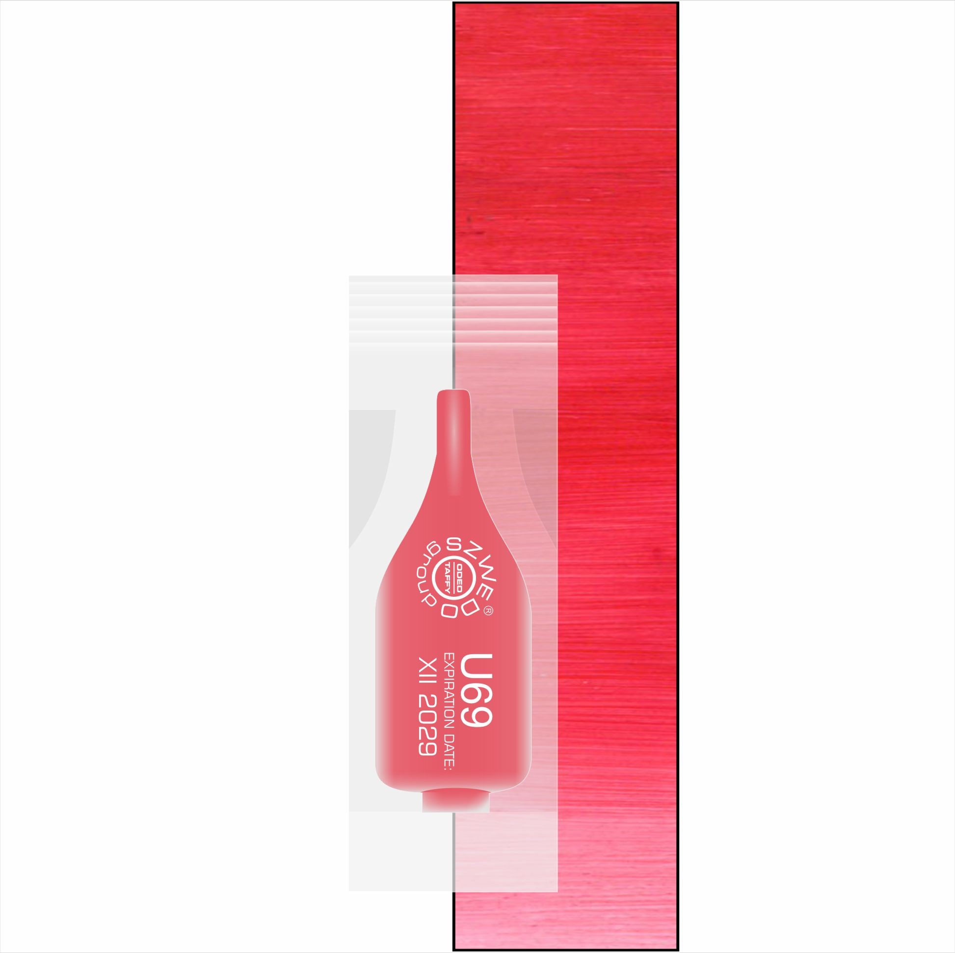 UBI U69 Judys – jasny czerwony pigment do makijażu permanentnego ust