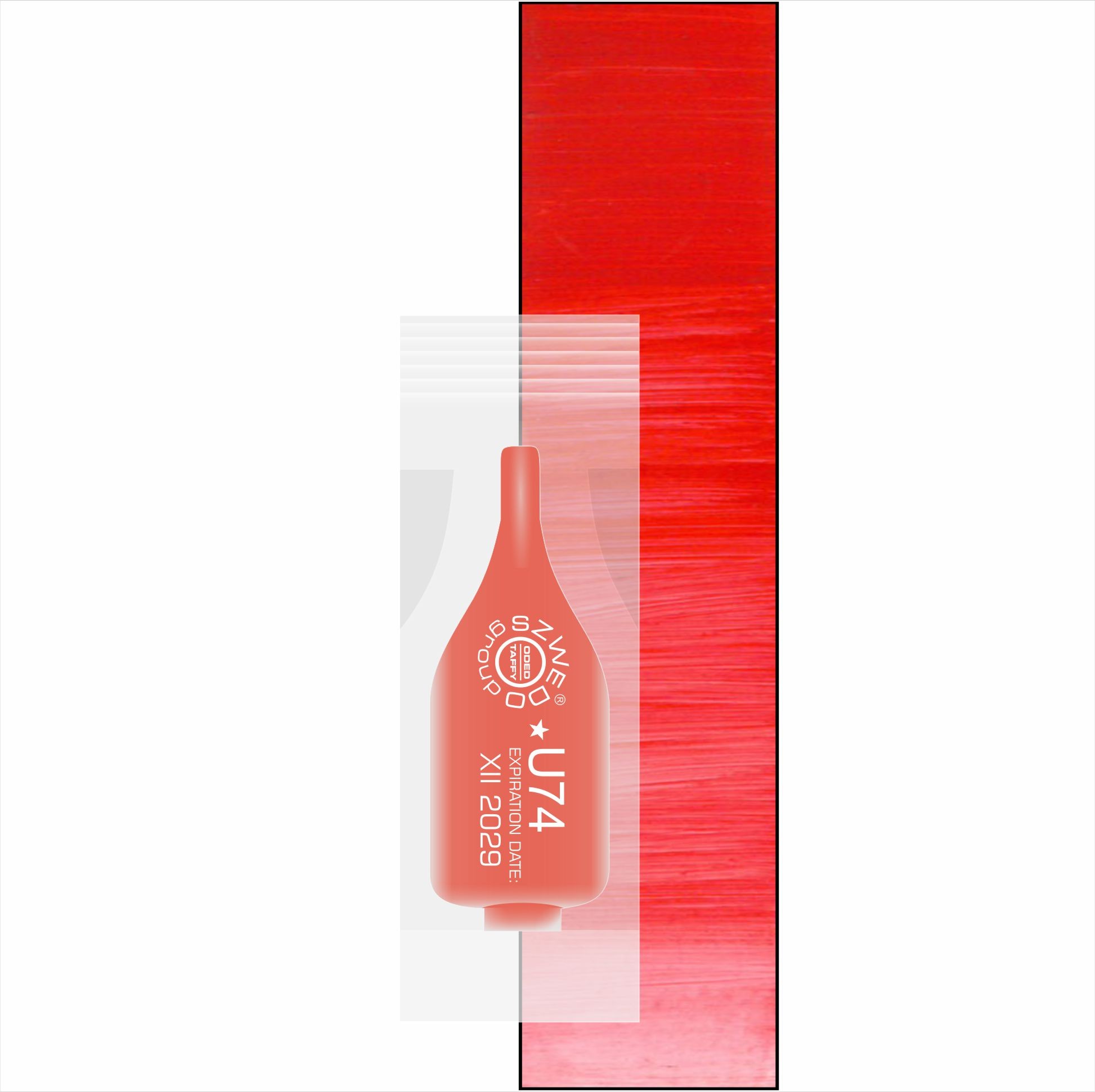 UBI U74 Tami (INTENSE) – ciepły czerwony pigment o młodzieńczym efekcie do makijażu permanentnego ust