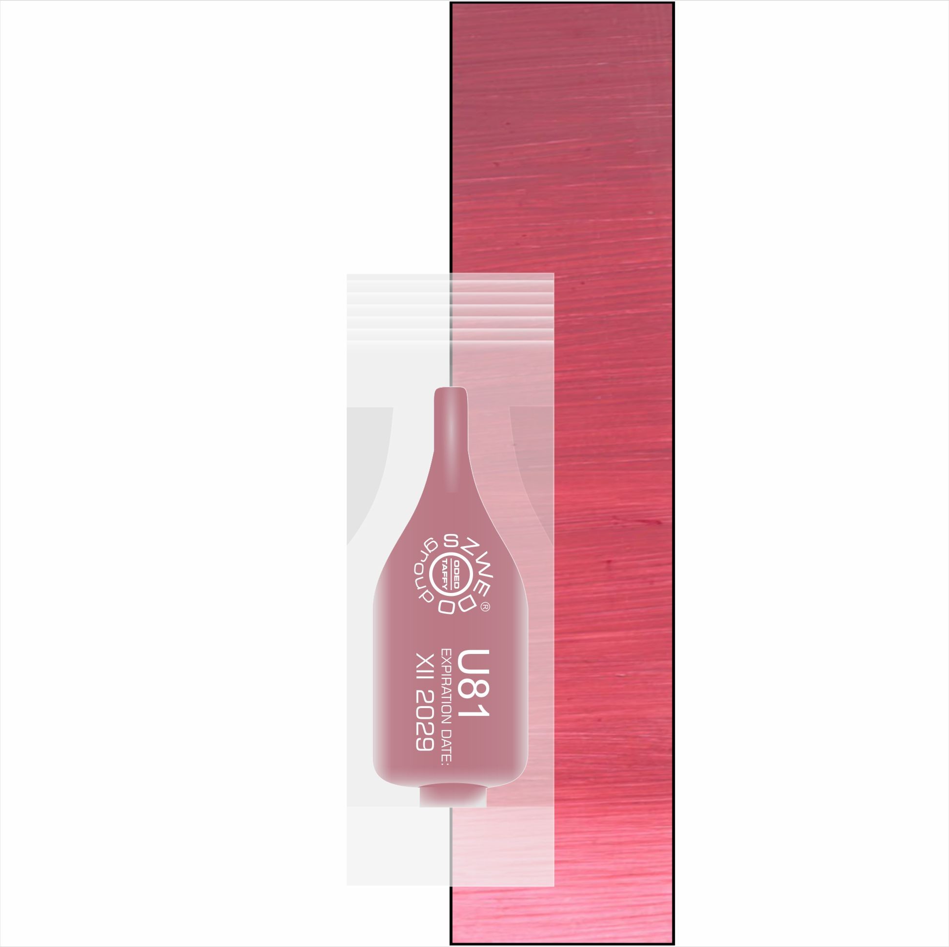 UBI U81 Daisy – chłodny różowo-brązowy pigment do makijażu permanentnego ust