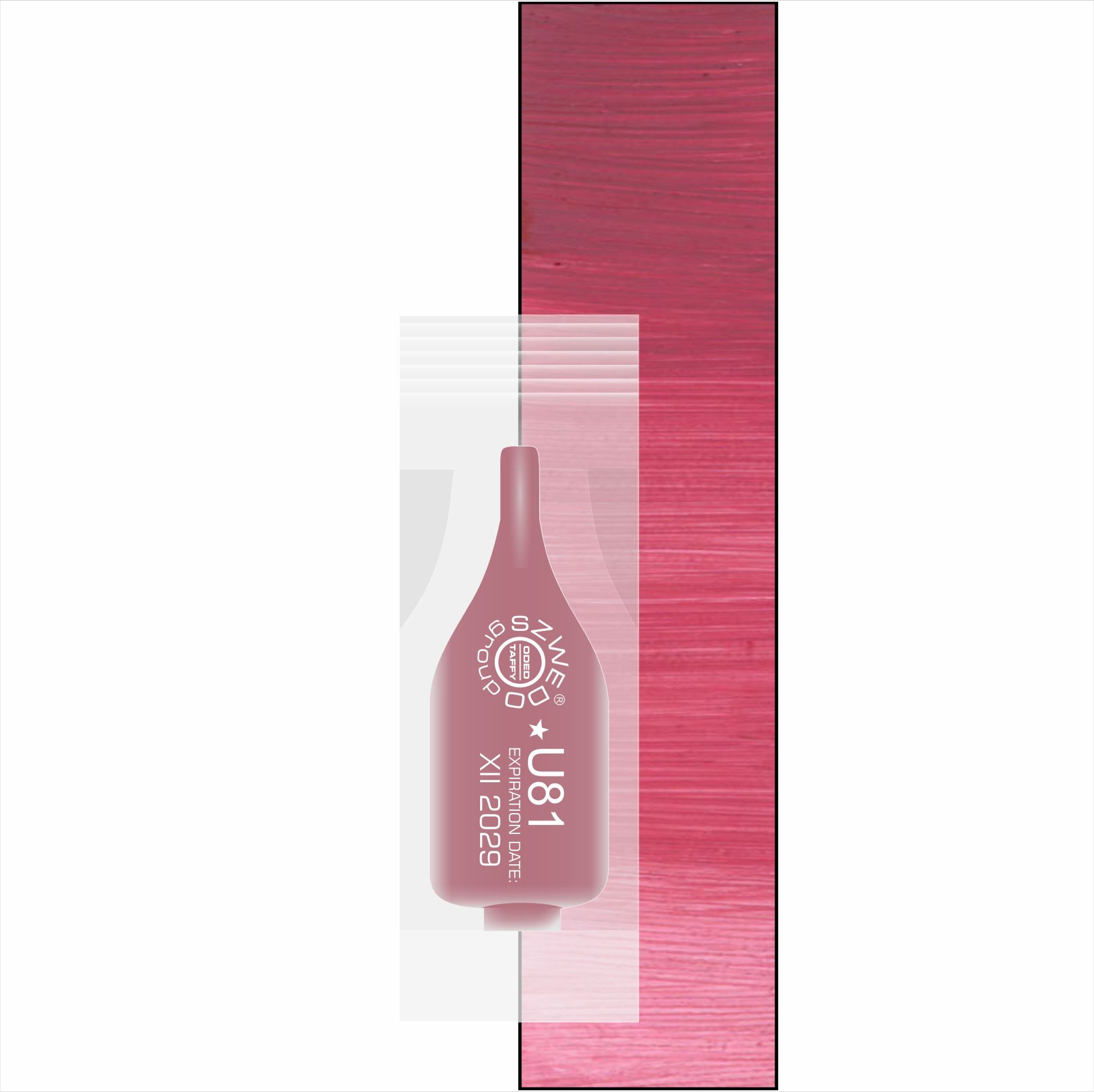 UBI U81 Daisy (INTENSE) – różowo-brązowy pigment o eleganckim wykończeniu do makijażu permanentnego ust