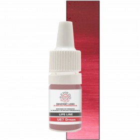 U67 Dream – neutralny różowy pigment do makijażu permanentnego ust